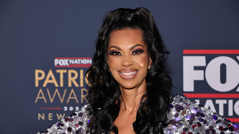 Harris Faulkner smiling at Fox Nation Patriot Awards