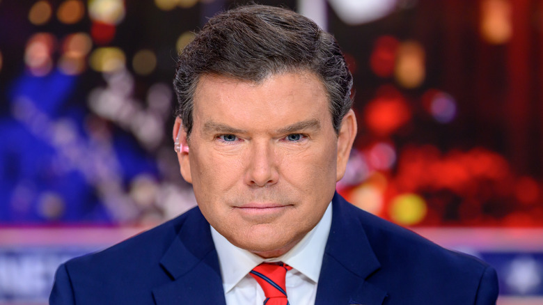 Bret Baier looking stern