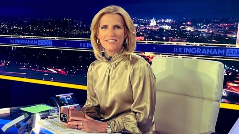 Laura Ingraham high neck blouse