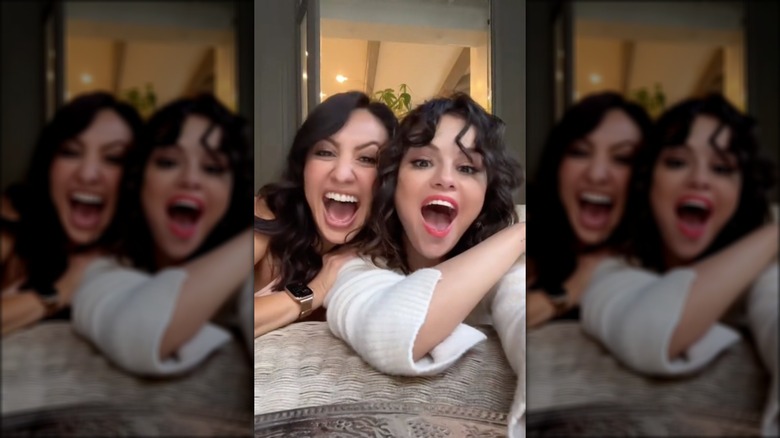 Selena Gomez and Francia Raisa TikTok video