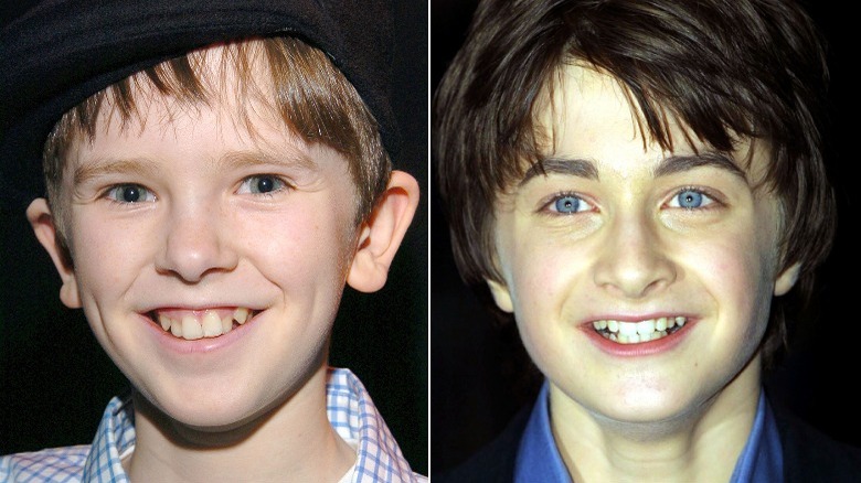 Split Image of Freddie Highmore, Daniel Radcliffe