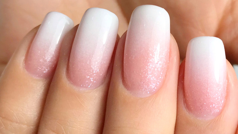 simple french nails
