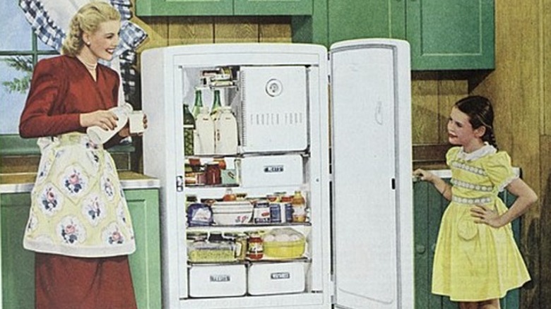 Late 1940s refrigerator ad