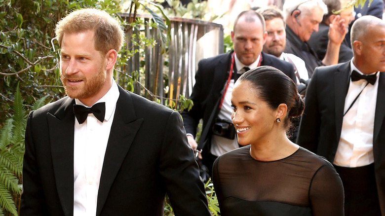 Prince Harry and Meghan Markle at event 