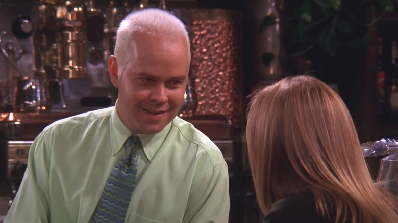 James Michael Tyler smiling in the show Friends 
