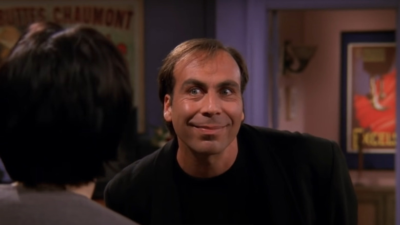 Taylor Negron performing on an episode of Friends 