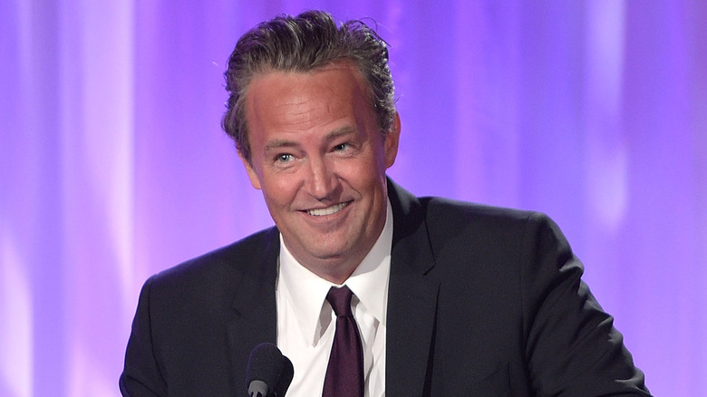 Matthew Perry smiling