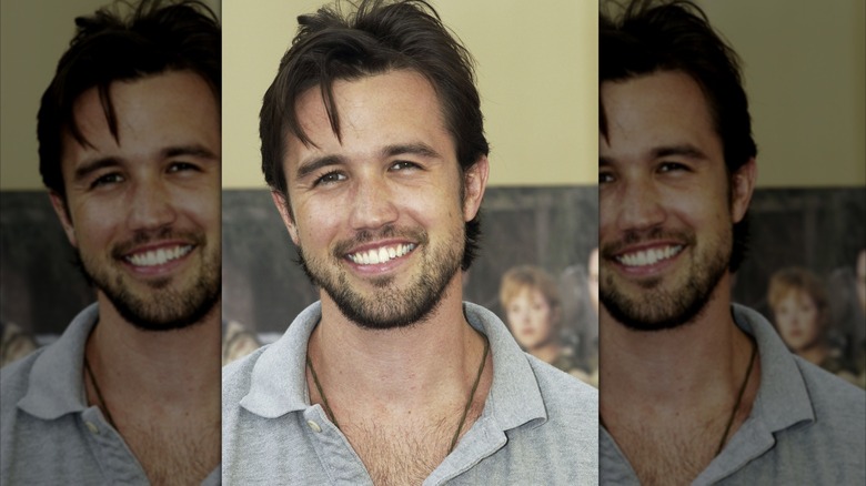 Rob McElhenney smiling at an event in 2005