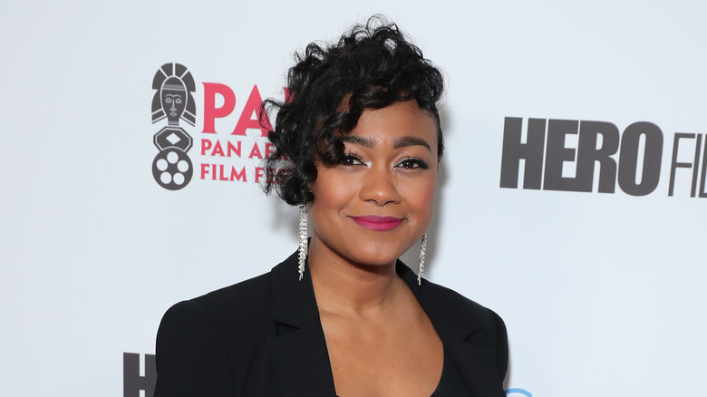 Tatyana Ali smiling