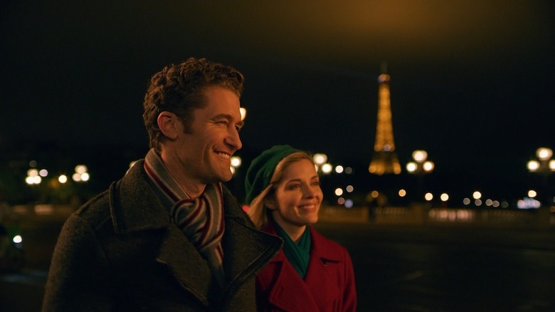 Matthew Morrison and Jen Lilley in A Paris Christmas Waltz