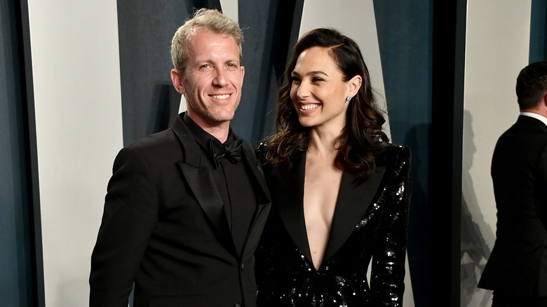 Gal Gadot with husband Yaron Varsamo on red carpet