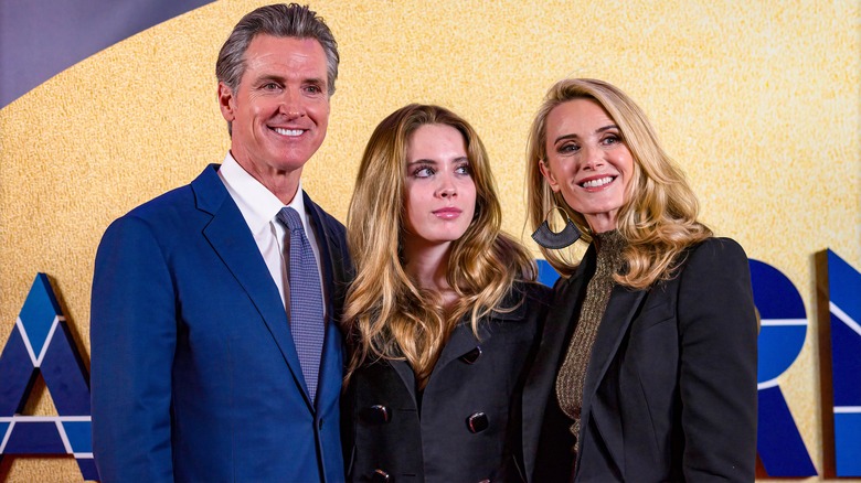 Gavin Newsom and current family