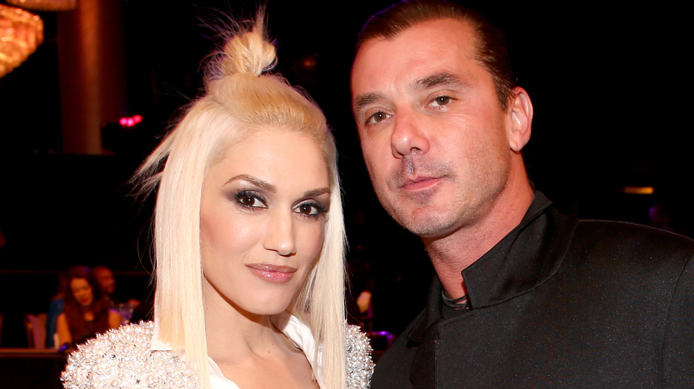 Gwen Stefani Gavin Rossdale posing