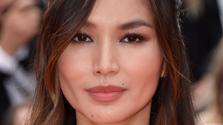 Gemma Chan photographed at an event in 2021