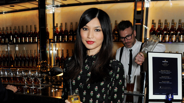 Gemma Chan wearing casual clothes