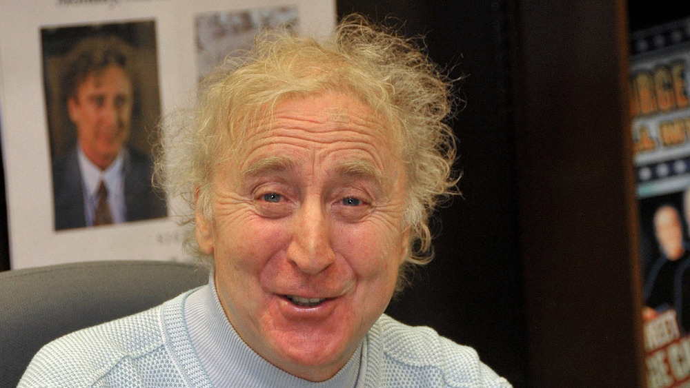 Gene Wilder signs copies of his book