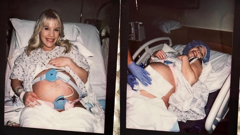 Kristen Alderson in hospital room
