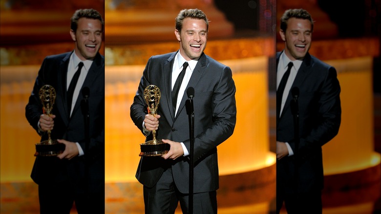 Billy Miller with his Daytime Emmy