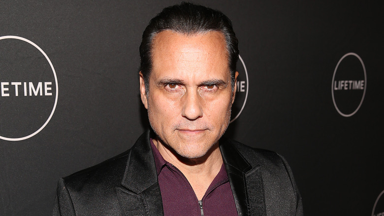 Maurice Benard smirking