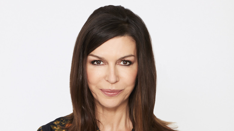 Finola Hughes of General Hospital smiling