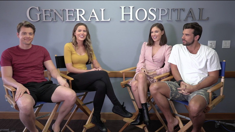 General Hospital cast participating in a Q&A 