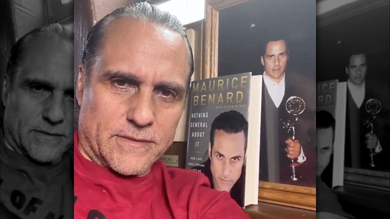 Maurice Benard with his memoir