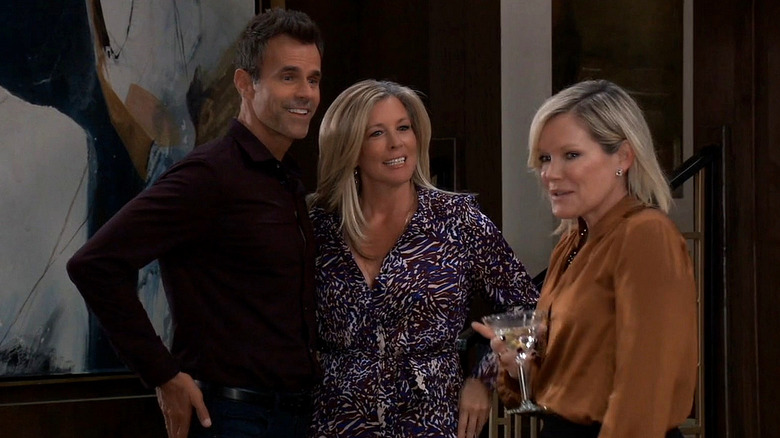 General Hospital's Drew, Carly, and Ava looking happy