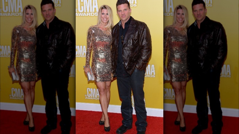 Steve Burton and wife Sheree Burton at the 2012 CMA Awards