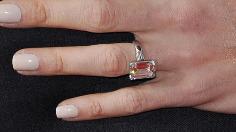 Amal Clooney engagement ring