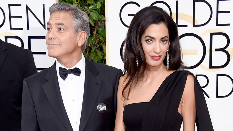 George Clooney and Amal