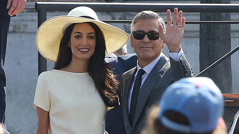 Amal and George Clooney