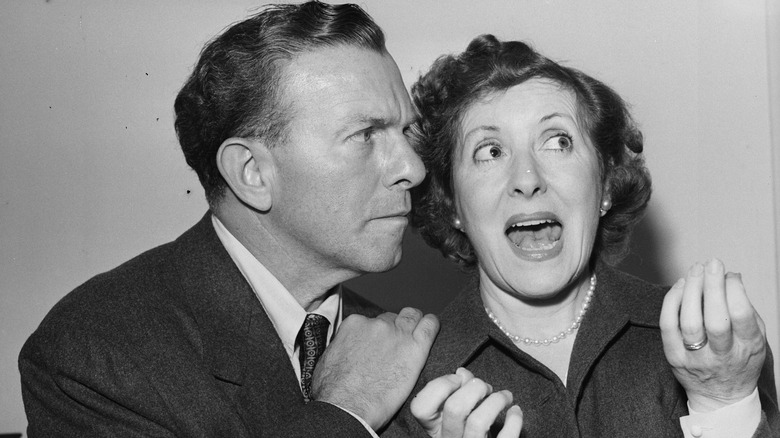 Comedy duo George Burns and Gracie Allen