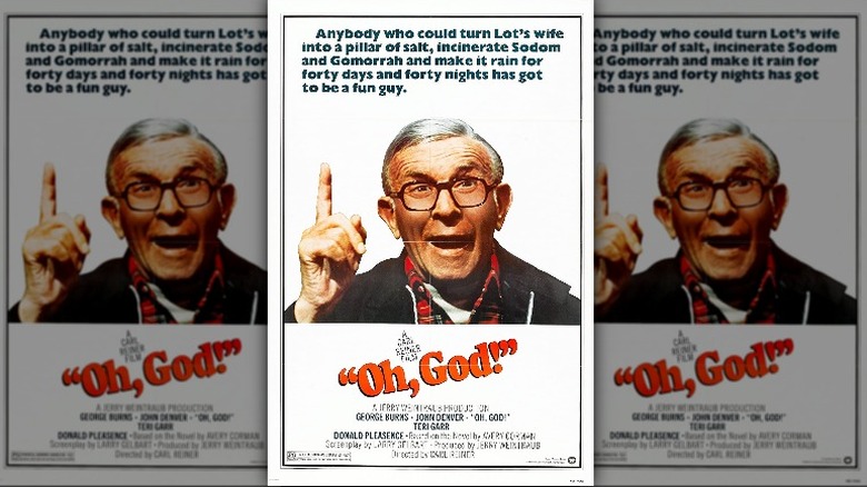 Poster for George Burns in "Oh, God!"