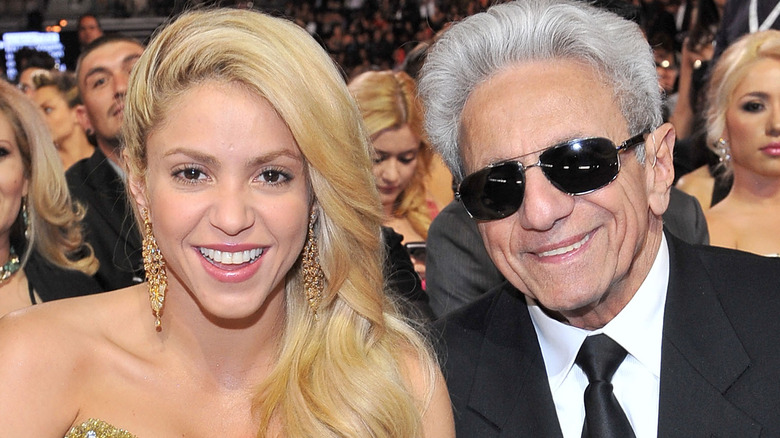 Shakira and her father William Mebarak Chadid 