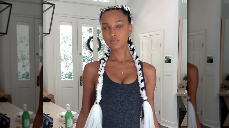 video of duo-tone and chain braids