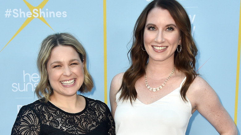 Clea Shearer, Joanna Teplin smiling