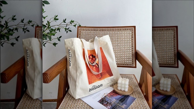 Etsy canvas tote bag 