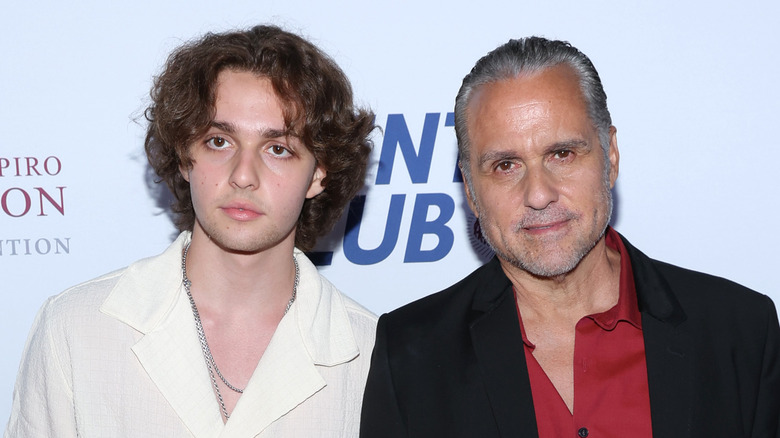 Maurice Benard and Joshua Benard posing together