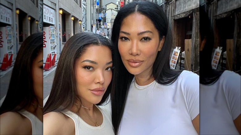 Kimora Lee Simmons and Ming in a selfie