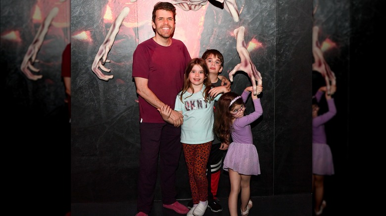 Perez Hilton with his kids