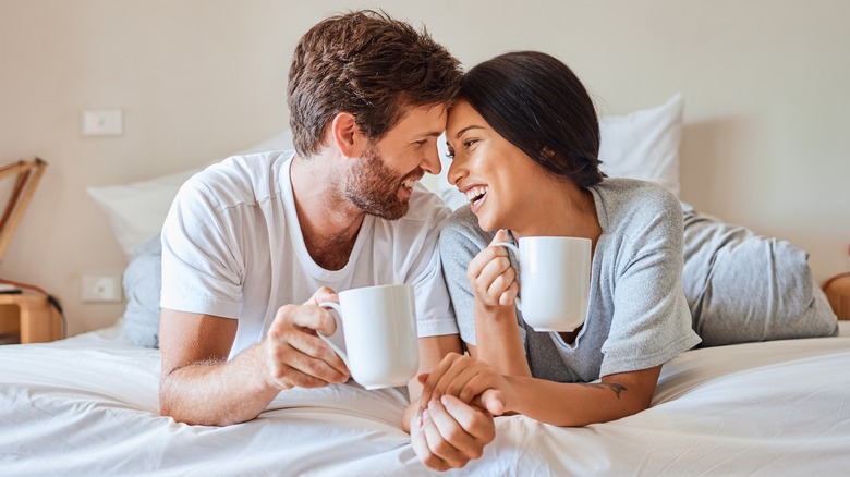 couple in bed 