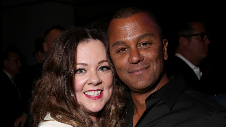 Melissa McCarthy and Yanic Truesdale smiling