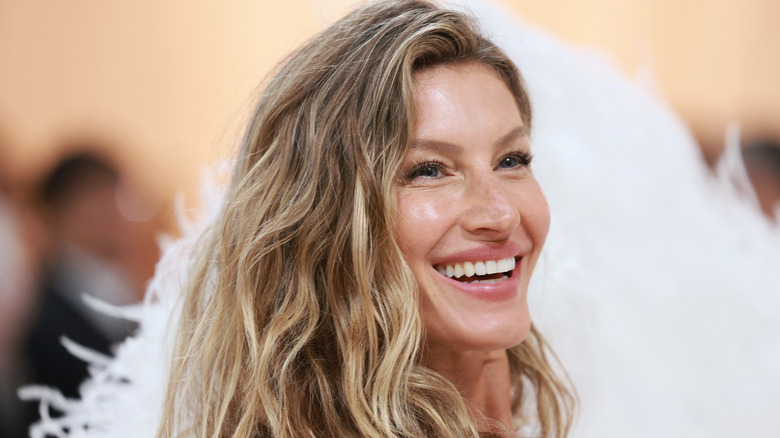 Gisele Bündchen smiling for the camera