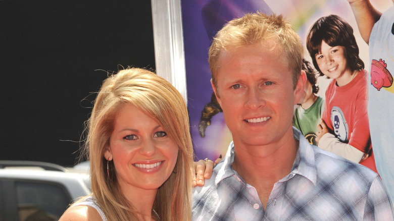 Candace Cameron Bure and Valeri Bure posing for a picture