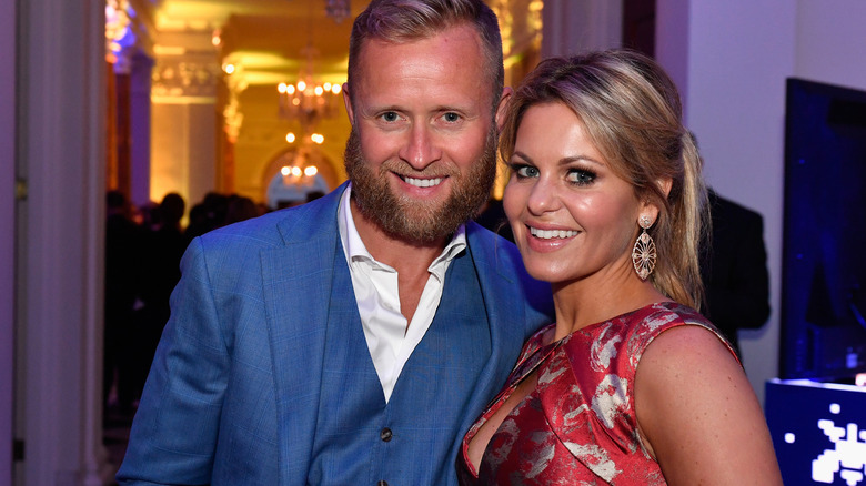 Candace Cameron Bure and Valeri Bure smiling together