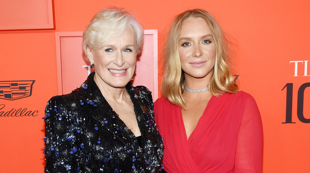 Annie Starke posing with Glenn Close at a Time 100 event