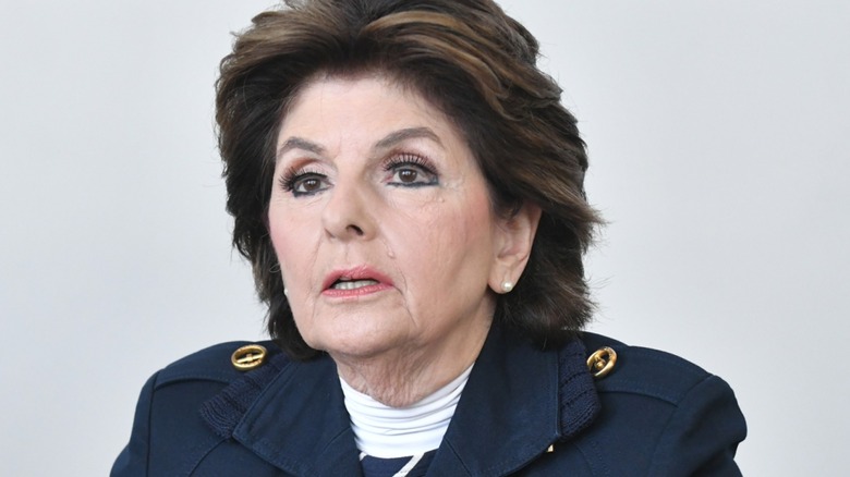 Gloria Allred dark eyeliner