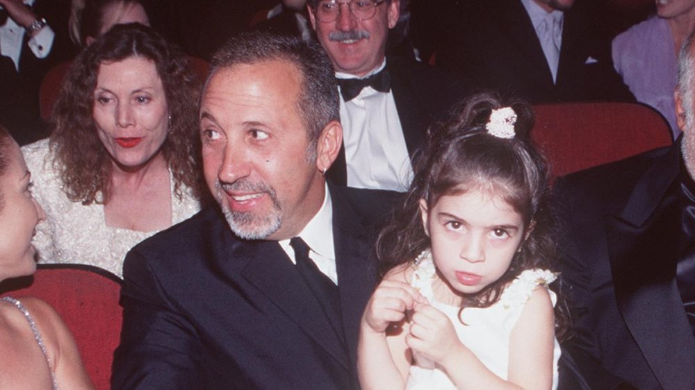 Gloria Estefan's daughter, Emily Estefan, as a young girl, at an awards event in 1999