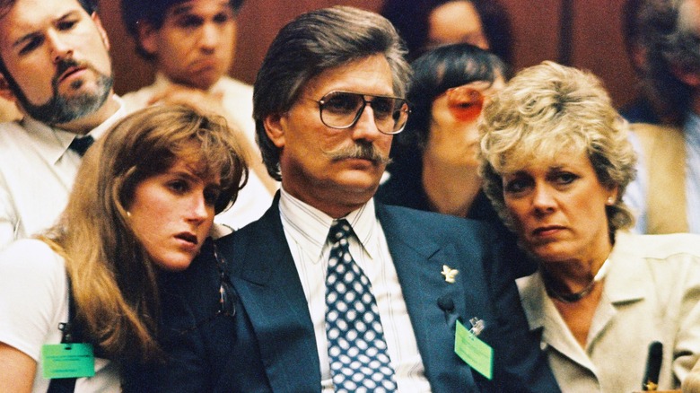 the Goldman family at O.J. Simpson's trial