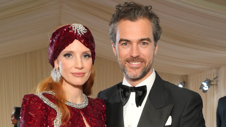 Jessica Chastain and Gian Luca Passi de Preposulo